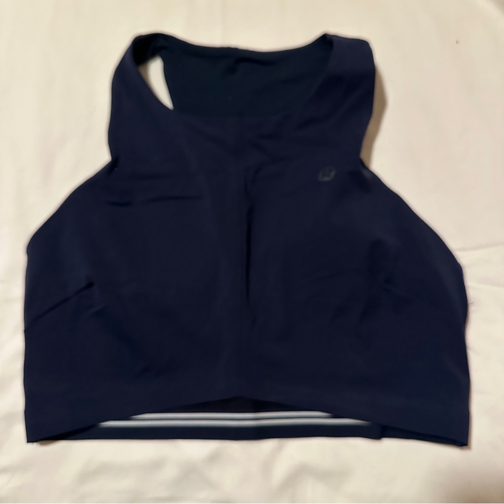 lululemon athletica Navy Blue Racerback Tank Top